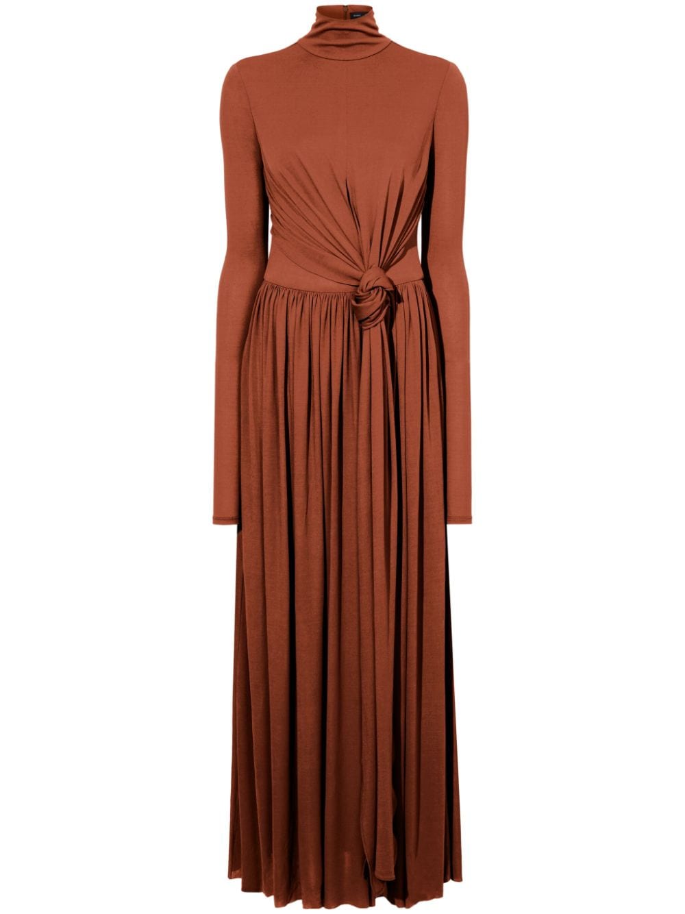 Proenza Schouler Meret tie-detail maxi dress - Brown von Proenza Schouler