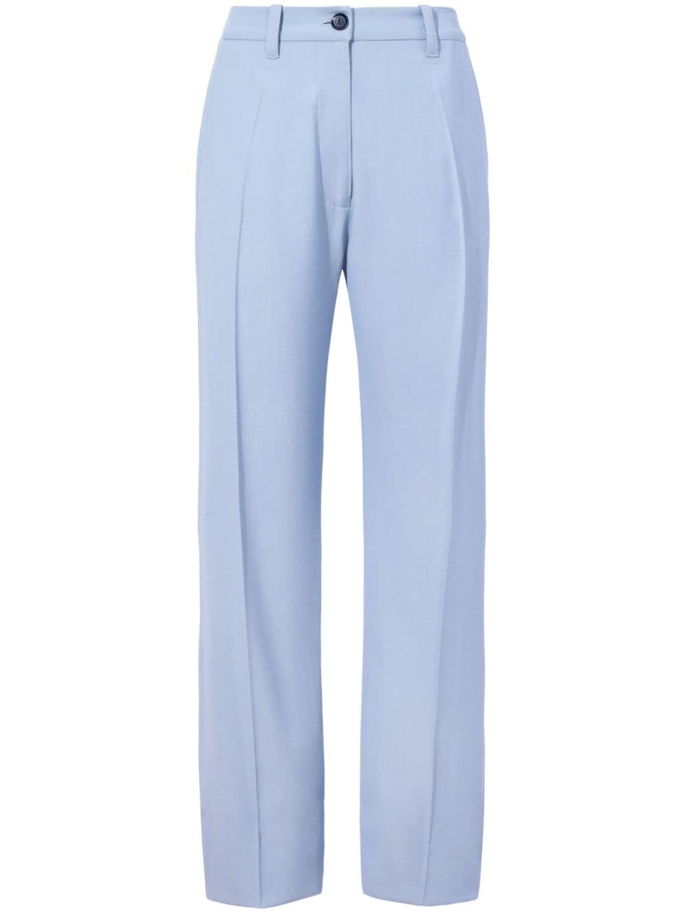 Proenza Schouler Otis straight-leg trousers - Blue von Proenza Schouler