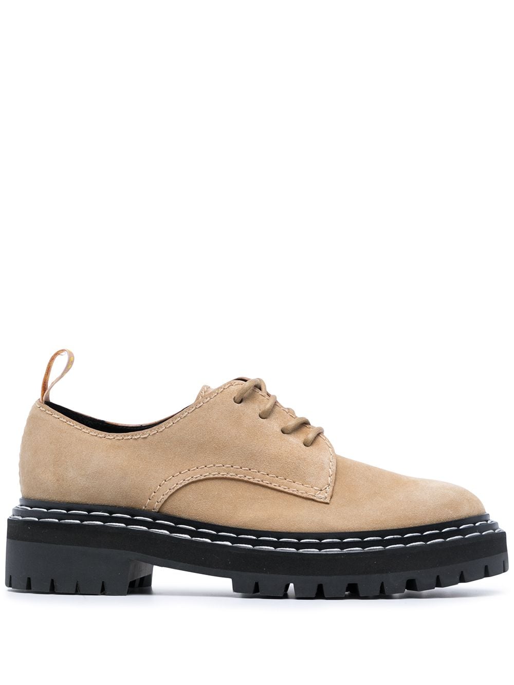 Proenza Schouler chunky-sole Derby shoes - Brown von Proenza Schouler