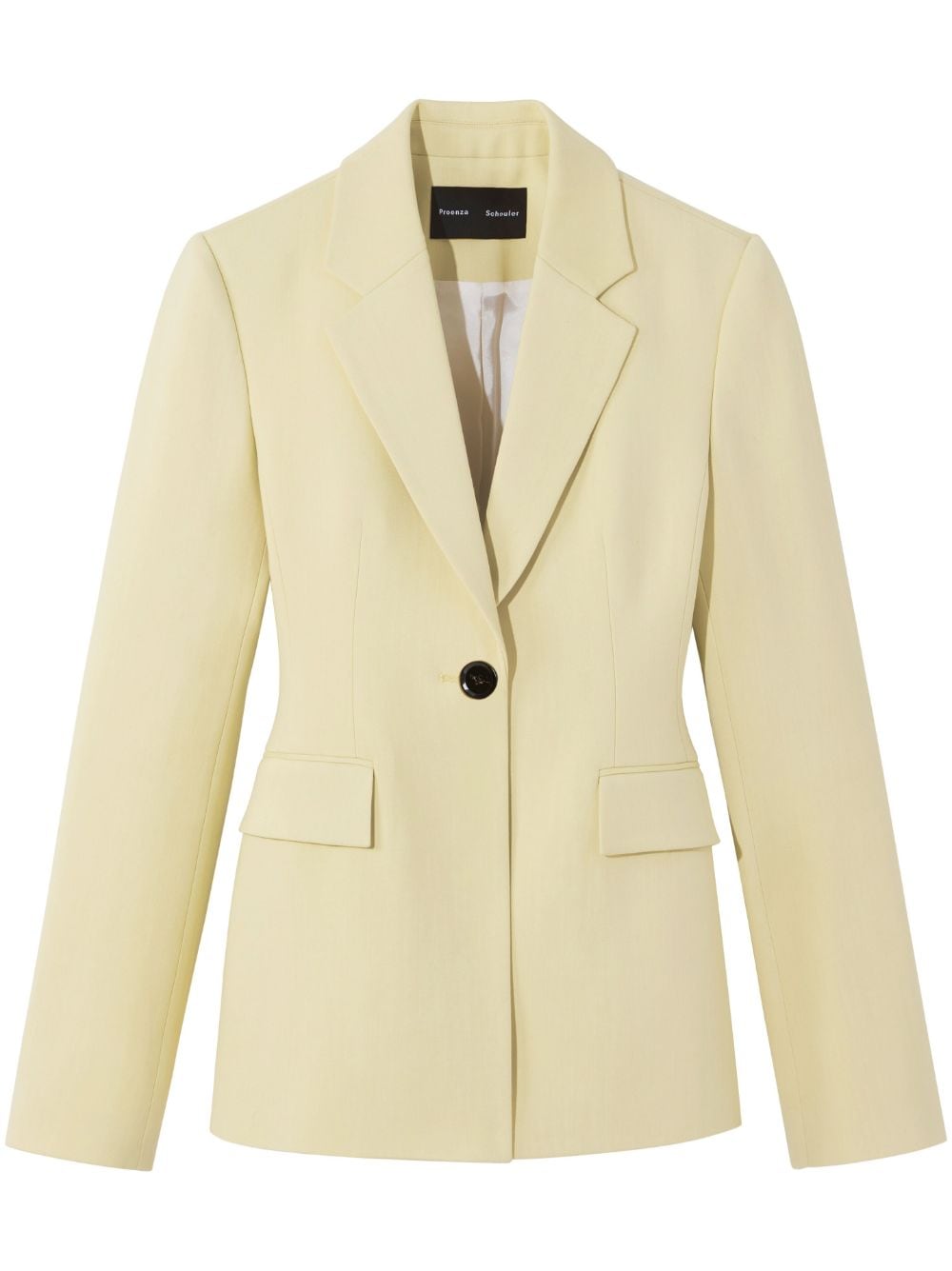 Proenza Schouler cinched single-breasted blazer - Yellow von Proenza Schouler