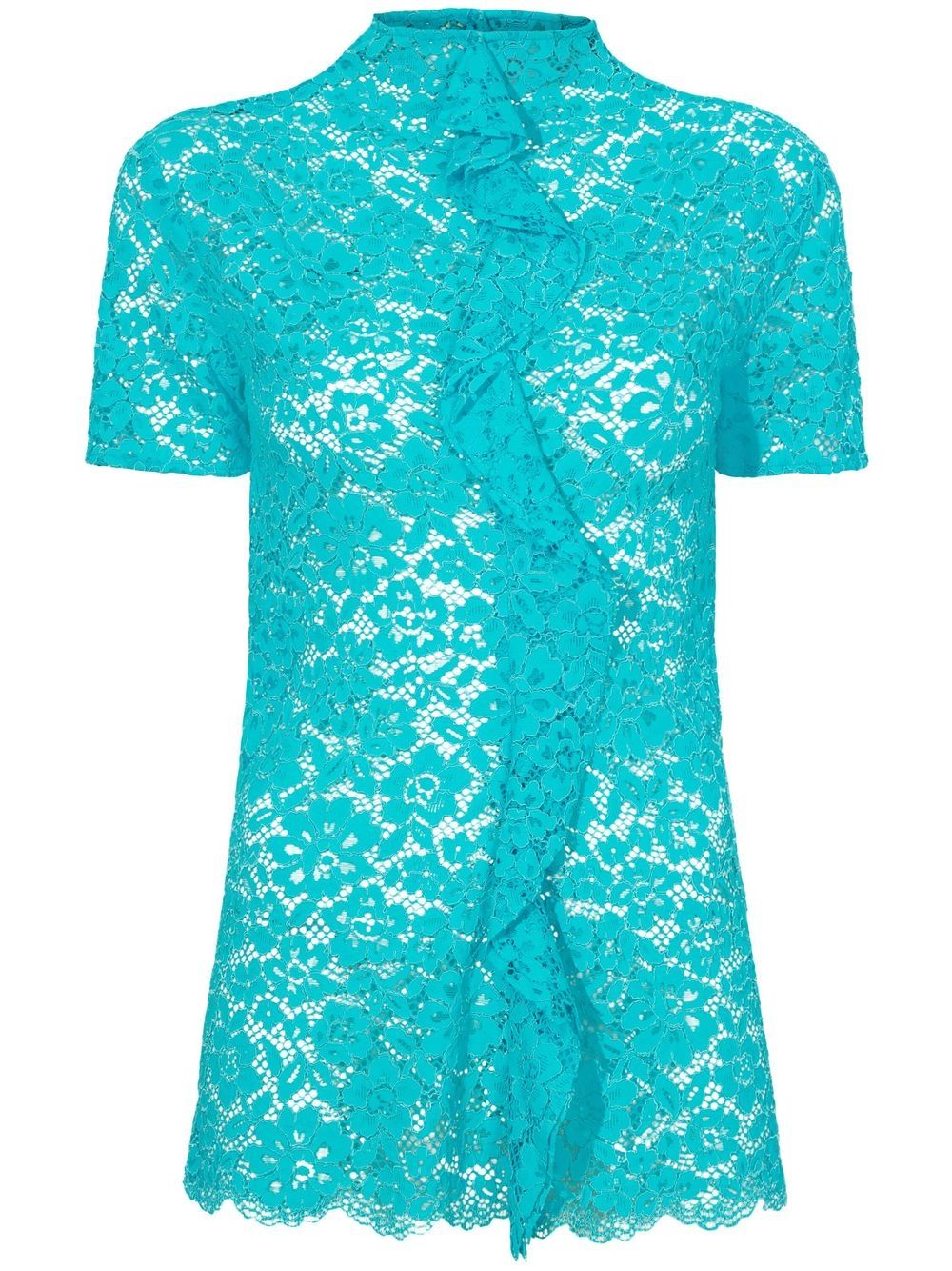 Proenza Schouler stretch lace top - Blue von Proenza Schouler