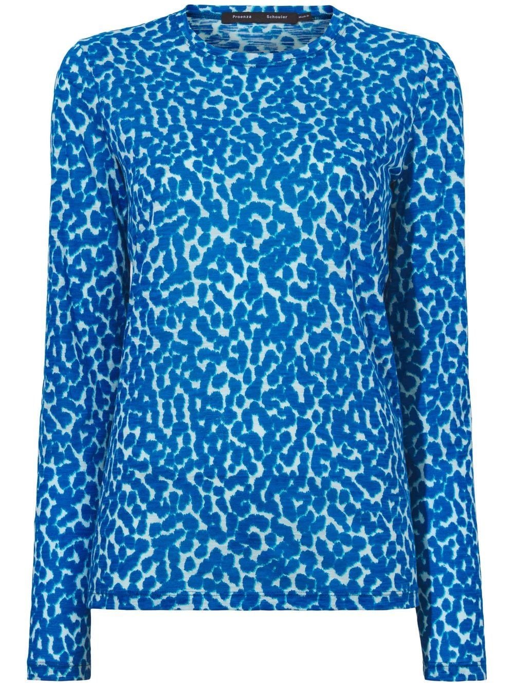 Proenza Schouler leopard-print top - Blue von Proenza Schouler