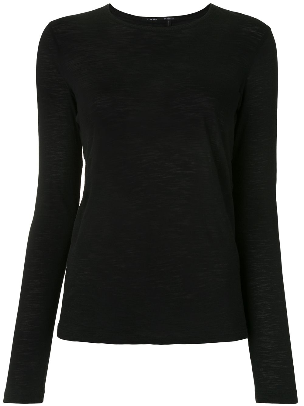 Proenza Schouler Solid Tissue jersey long-sleeve T-shirt - Black von Proenza Schouler