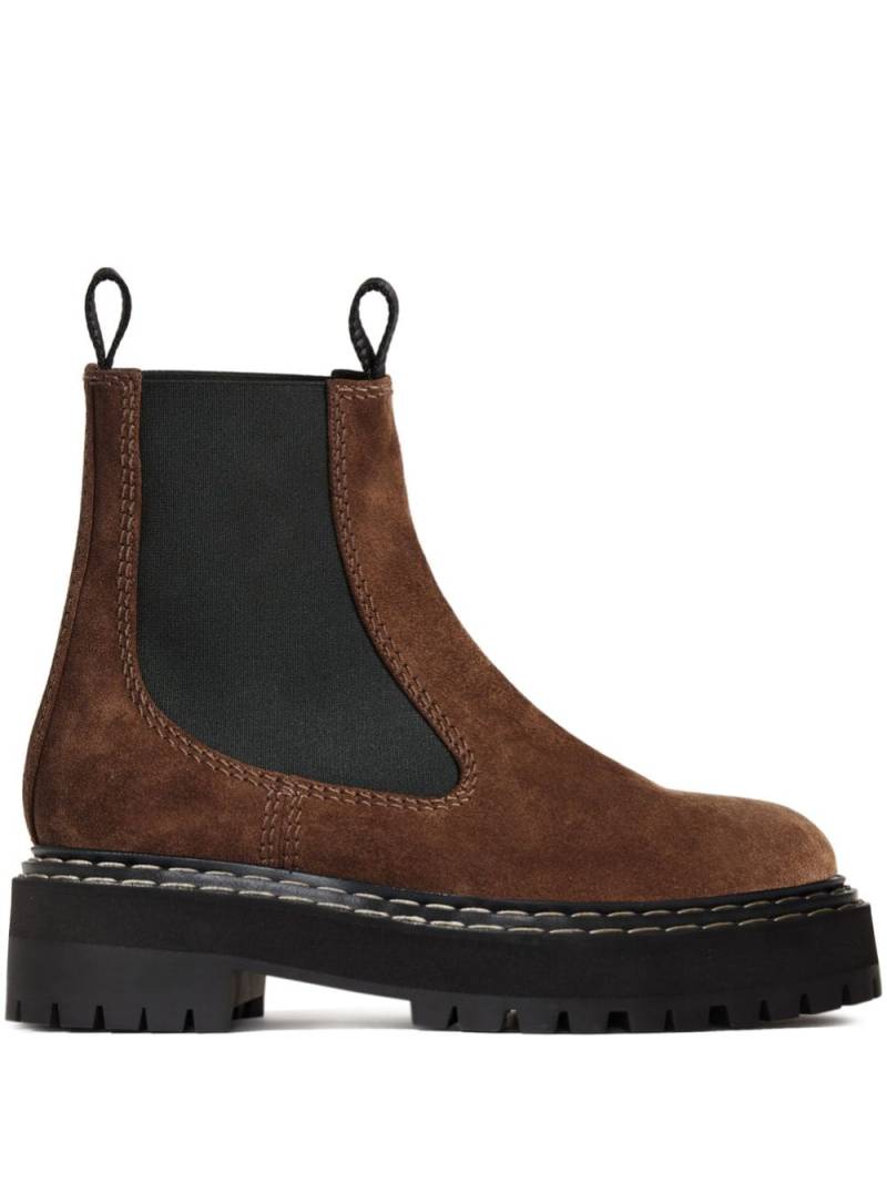 Proenza Schouler lug sole Chelsea boots - Brown von Proenza Schouler