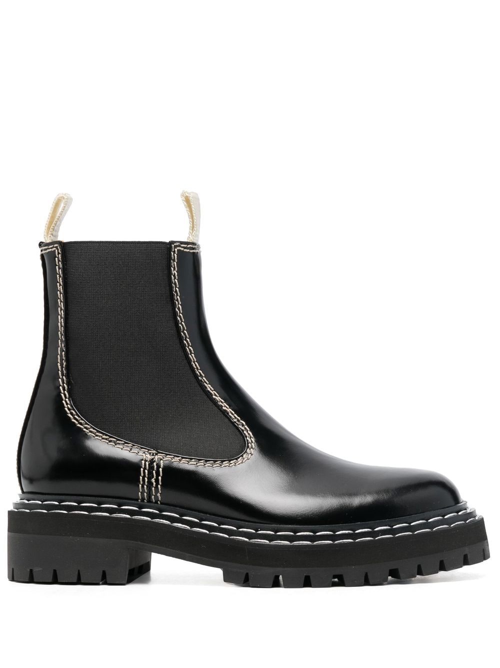 Proenza Schouler polished leather chelsea boots - Black von Proenza Schouler