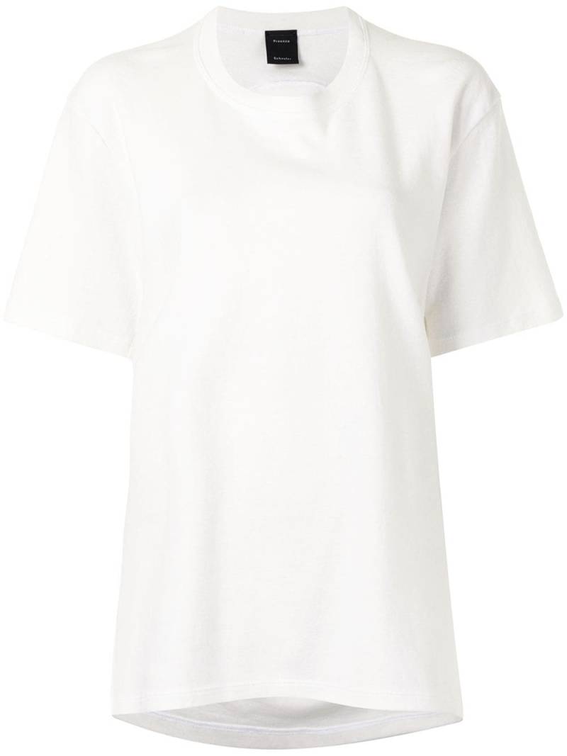 Proenza Schouler rear cut-out detail T-shirt - White von Proenza Schouler