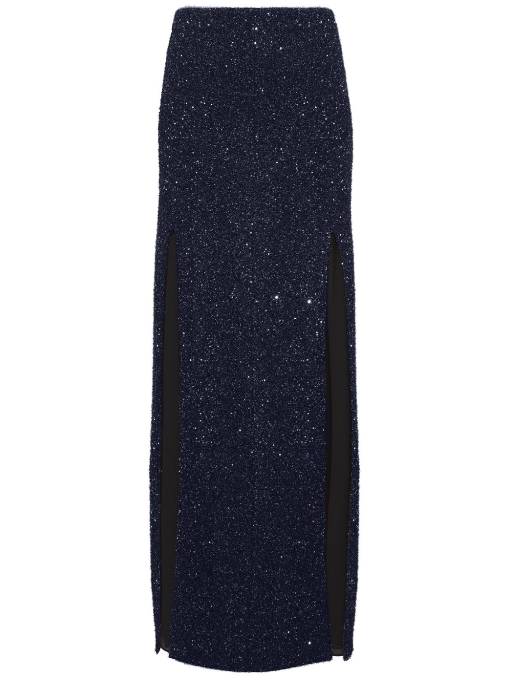 Proenza Schouler sequin-embellished knitted skirt - Blue von Proenza Schouler