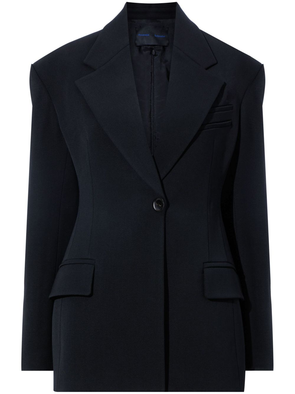 Proenza Schouler tailored slim-cut blazer - Black von Proenza Schouler
