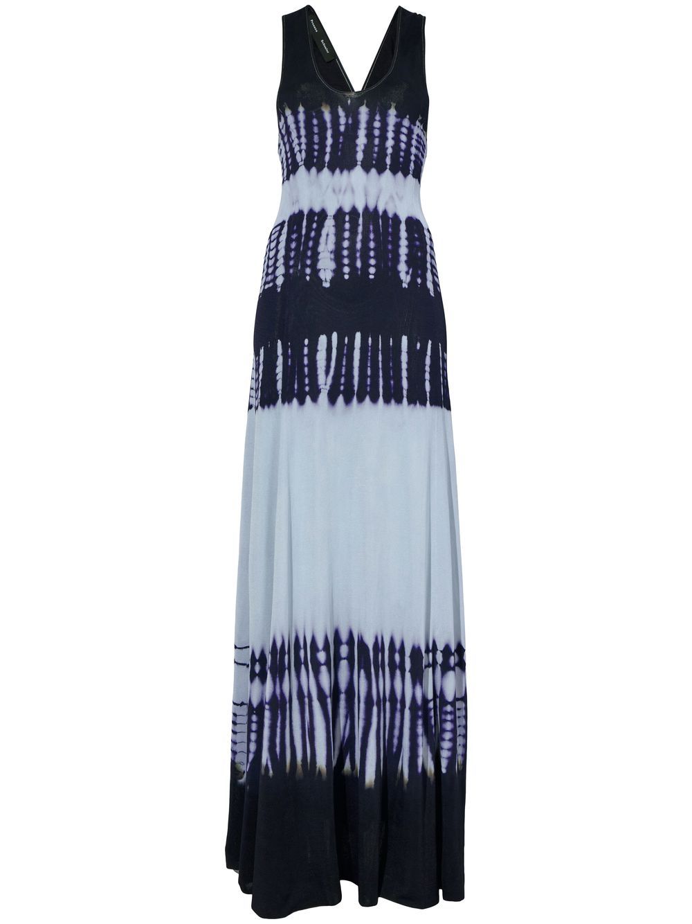 Proenza Schouler tie-dye print midi dress - Blue von Proenza Schouler