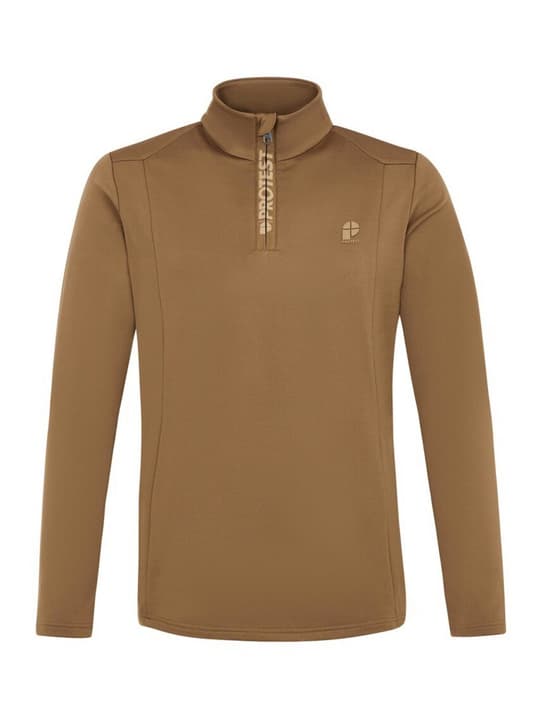 Protest Will 1/4 zip top Pullover caramel von Protest