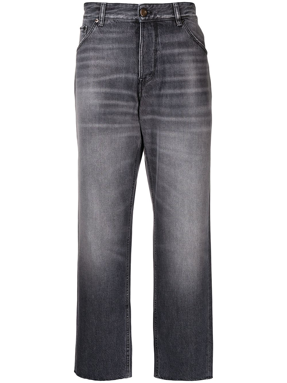 PT Torino high-rise straight jeans - Grey von PT Torino