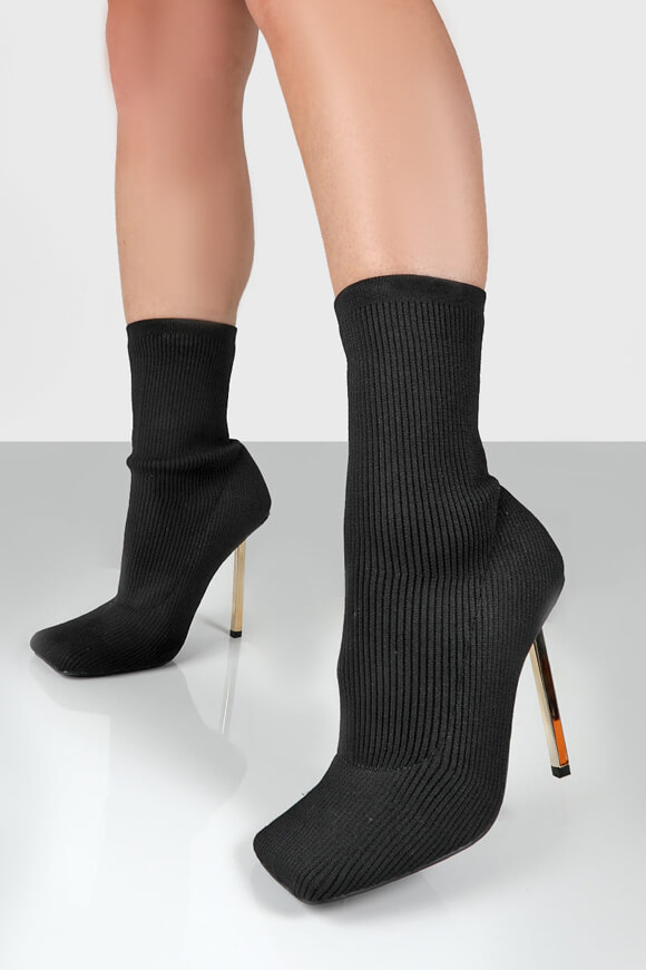 Public Desire Sock Boots | Schwarz | Damen  | EU36 von Public Desire