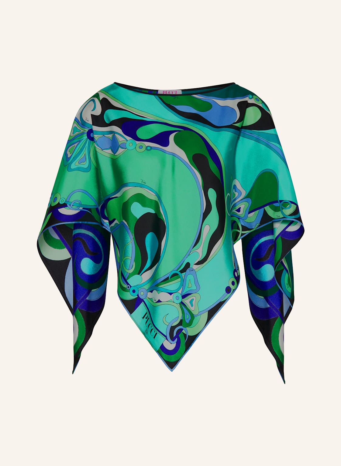 Pucci Blusenshirt Aus Seide blau Pucci Blusenshirt Aus Seide blau von Pucci