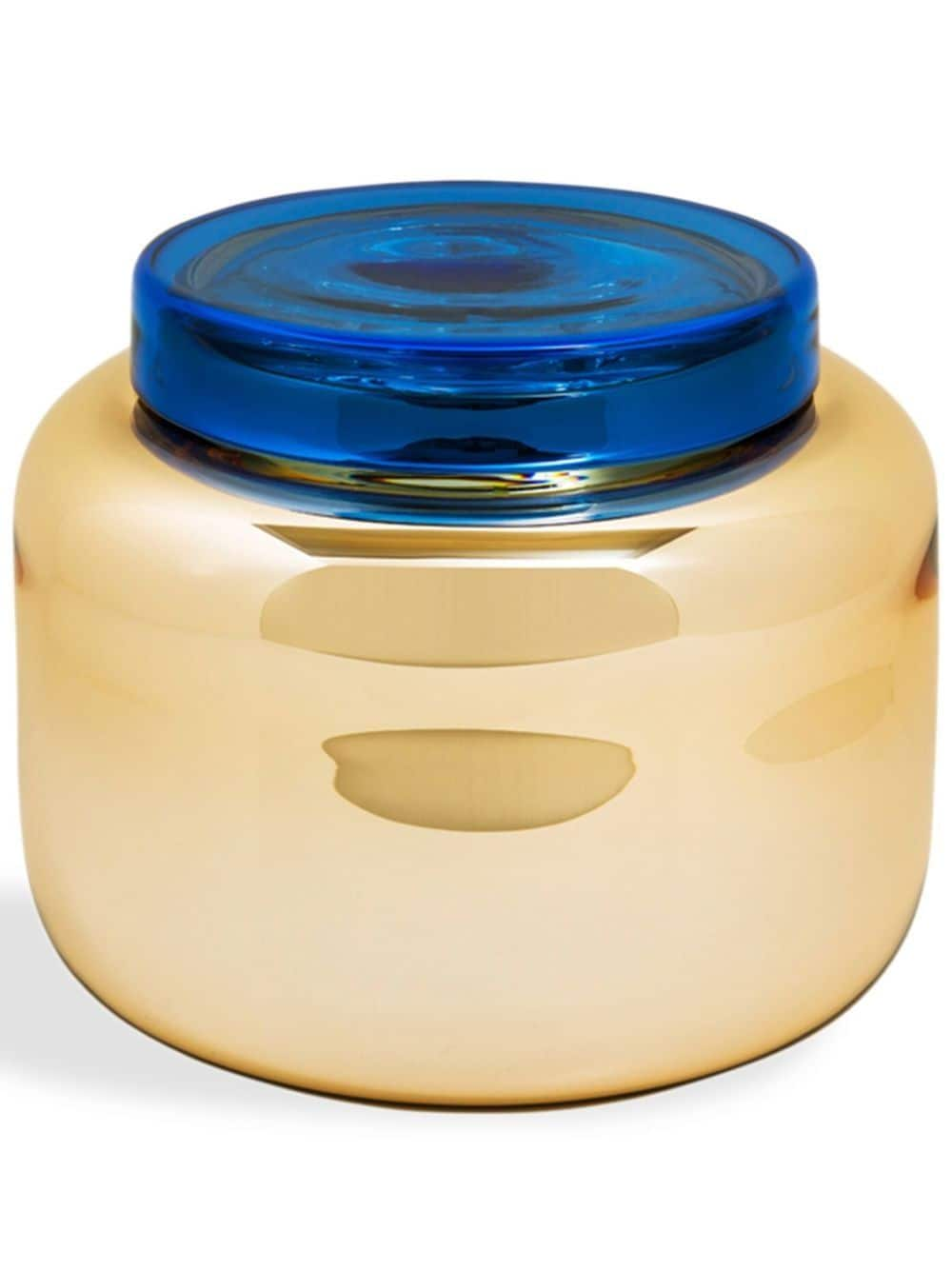 Pulpo metallic glass jar - Gold von Pulpo