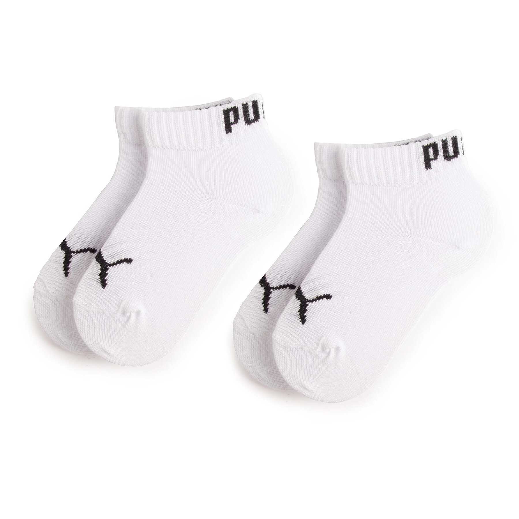 2er-Set niedrige Kindersocken Puma 194011001 White 300 von Puma