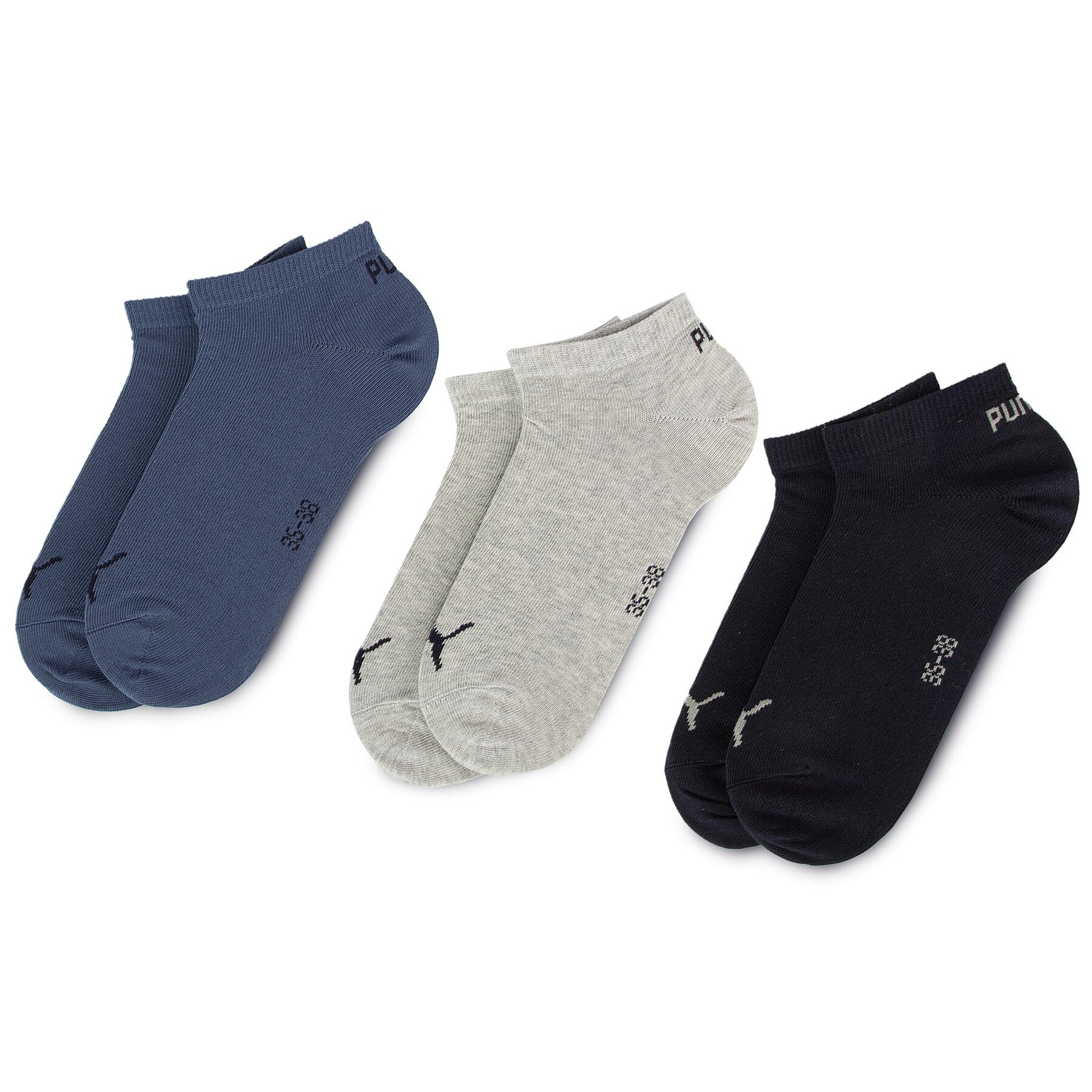 3er-Set hohe Damensocken Puma 261080001 Schwarz 3er-Set hohe Damensocken Puma 261080001 Schwarz von Puma