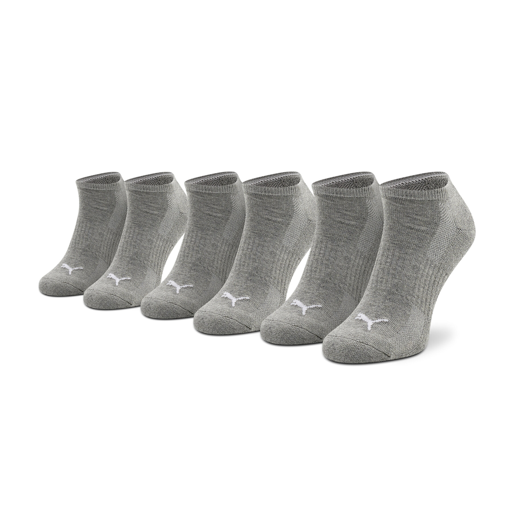 3er-Set niedrige Unisex-Socken Puma 907942 03 Middie Grey Melange von Puma