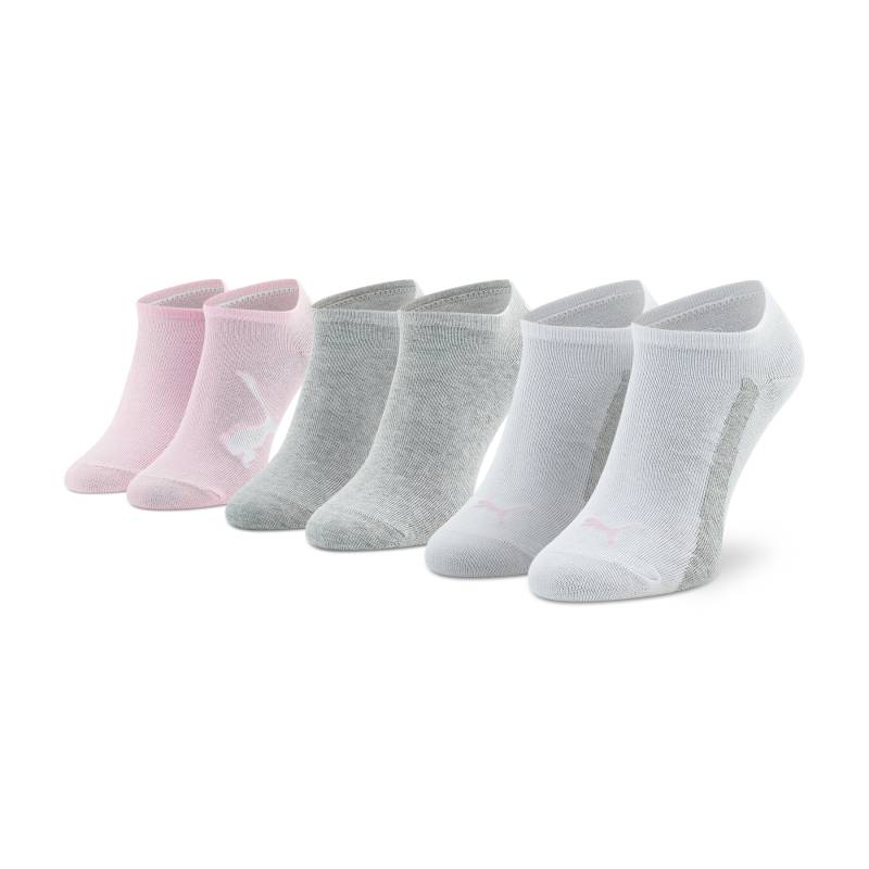 3er-Set niedrige Unisex-Socken Puma 907960 04 Pink/Grey von Puma