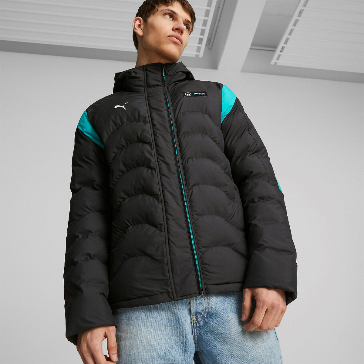 Mercedes Motorsport Kapuzensteppjacke von Puma