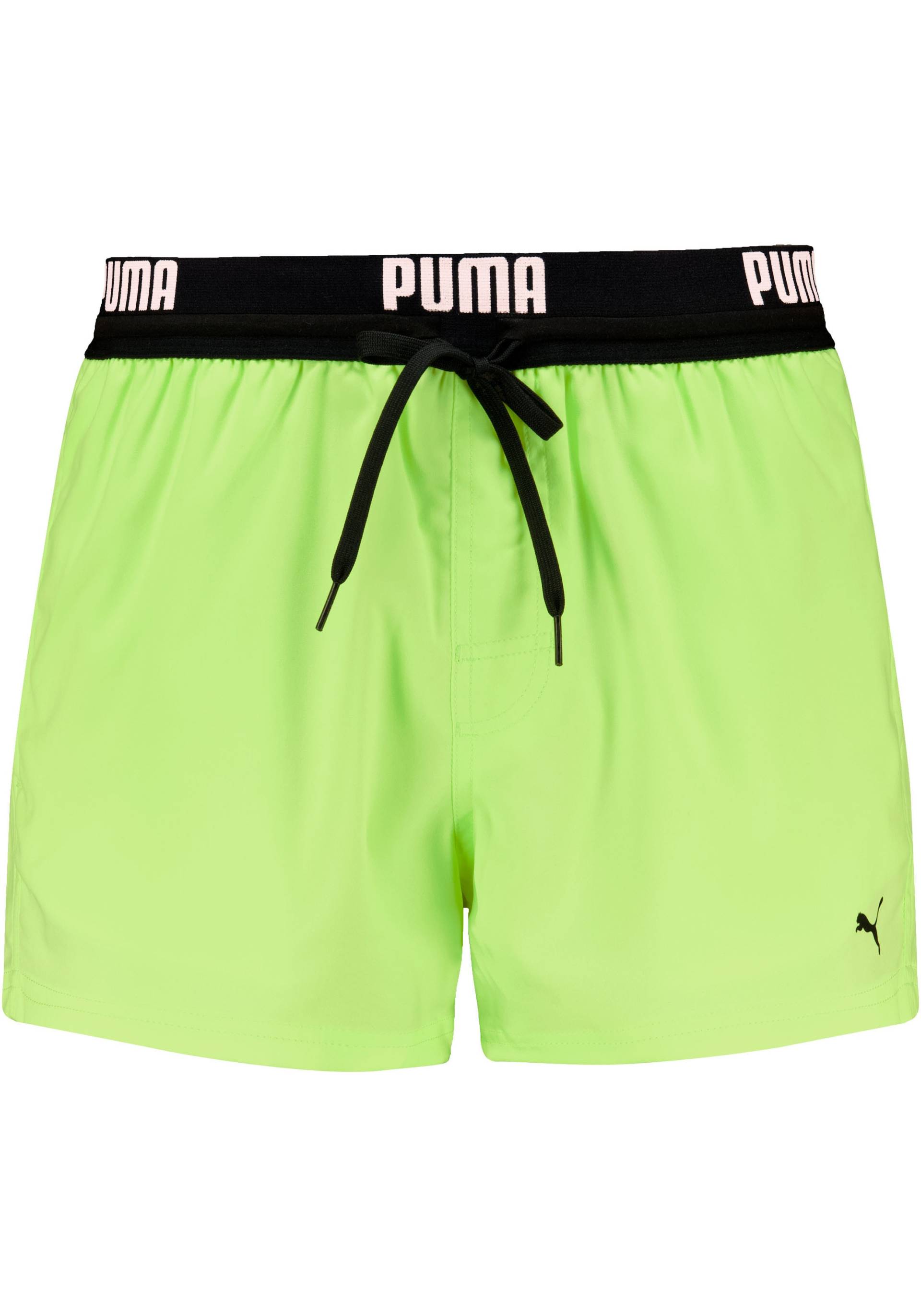 PUMA Badeshorts, mit bedrucktem Bund von Puma