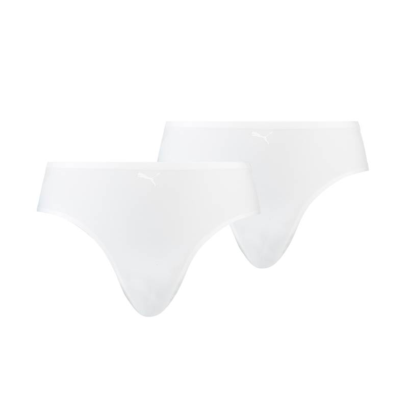PUMA Bikinislip »PUMA WOMEN ONE SIZE BRIEF 2P HANG«, (2er Pack), Mit nahtlosen Kanten, Einheitsgrösse von Puma