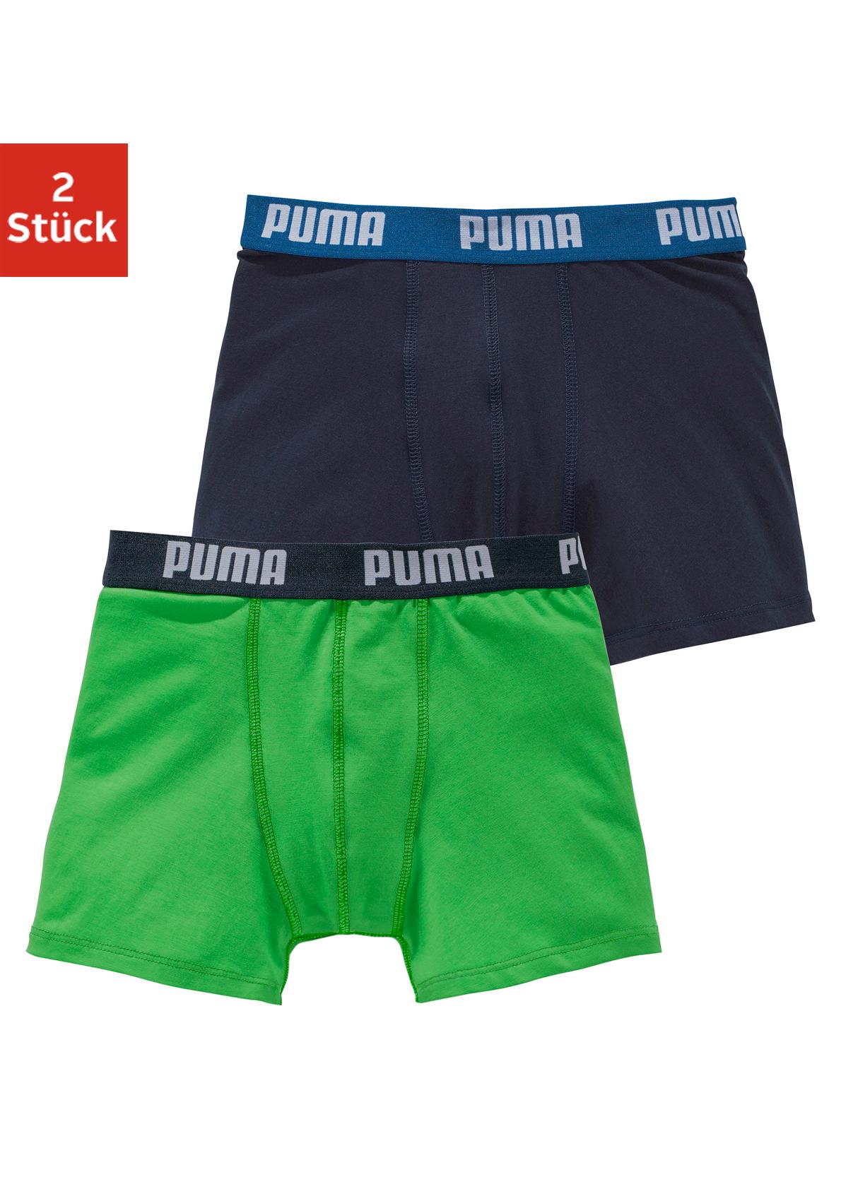 PUMA Boxer, (Packung, 2 St.), aus elastischer Baumwolle für Jungen von Puma