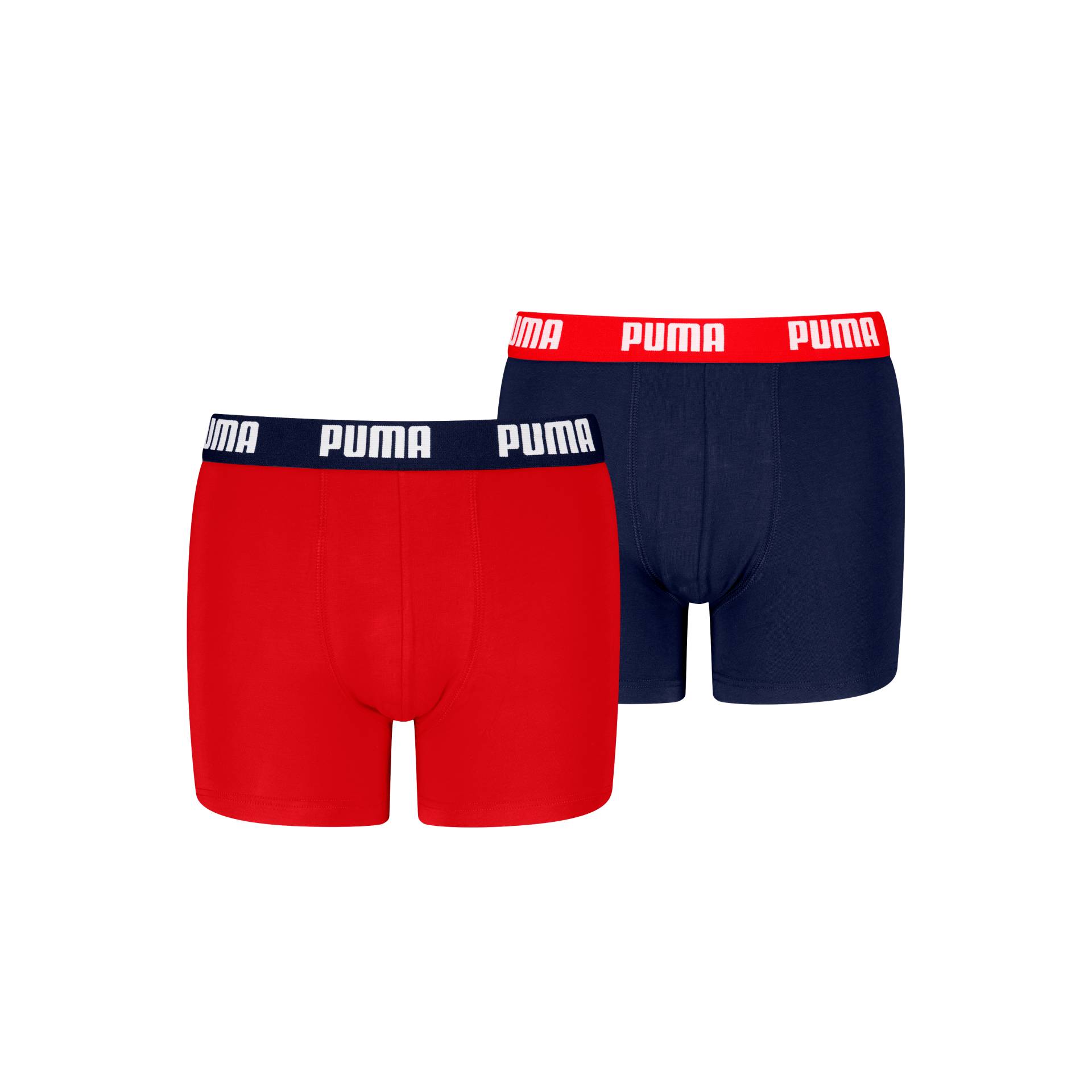 PUMA Boxer »PUMA BOYS EVERYDAY BASIC BOXERS 2P«, (2er Pack), Komfortabler Logobund, ohne Eingriff von Puma