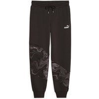 PUMA Damen Jogginghose Marbleized schwarz | L von Puma