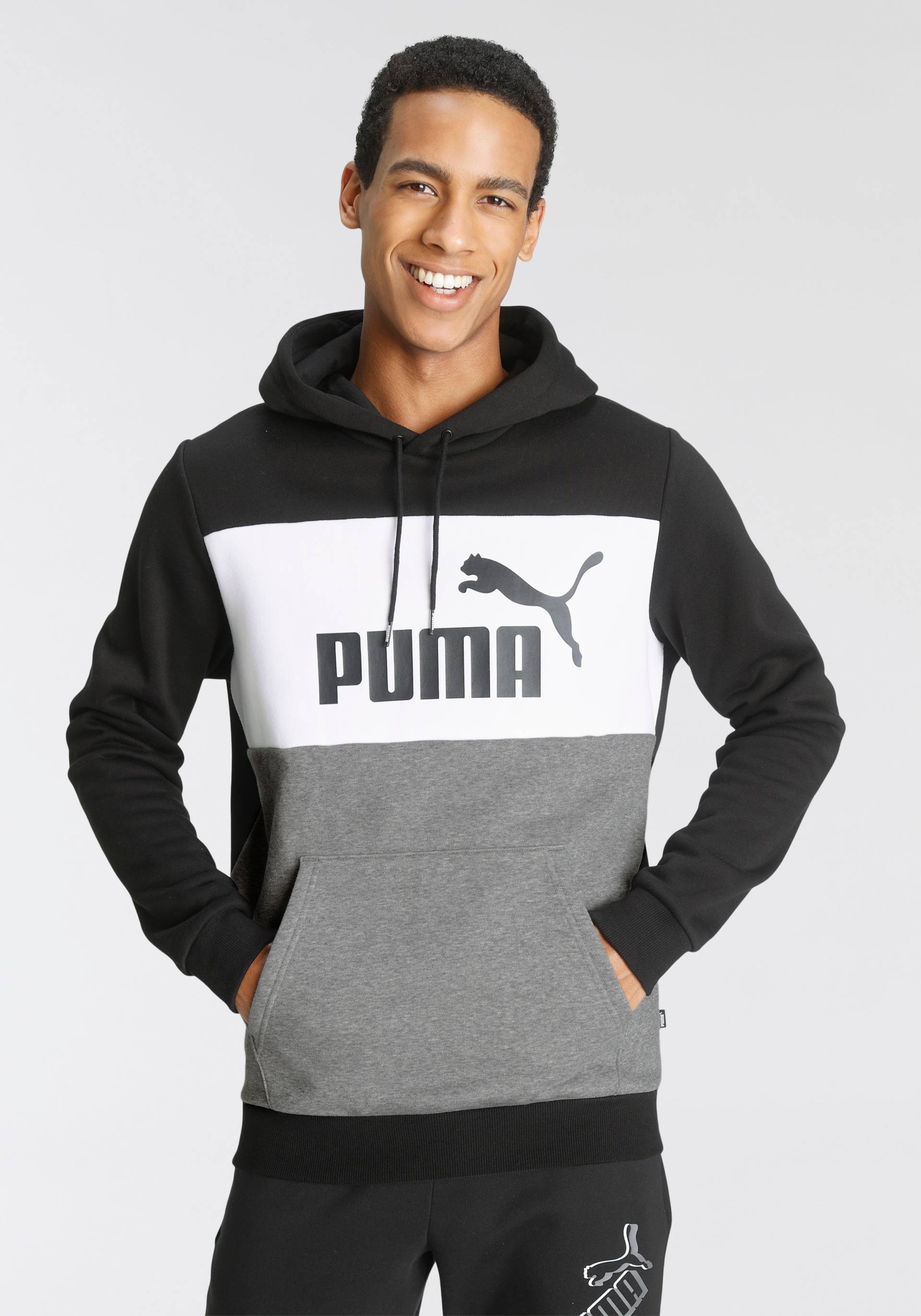 PUMA Kapuzensweatshirt »ESS+ COLORBLOCK HOODIE FL« von Puma