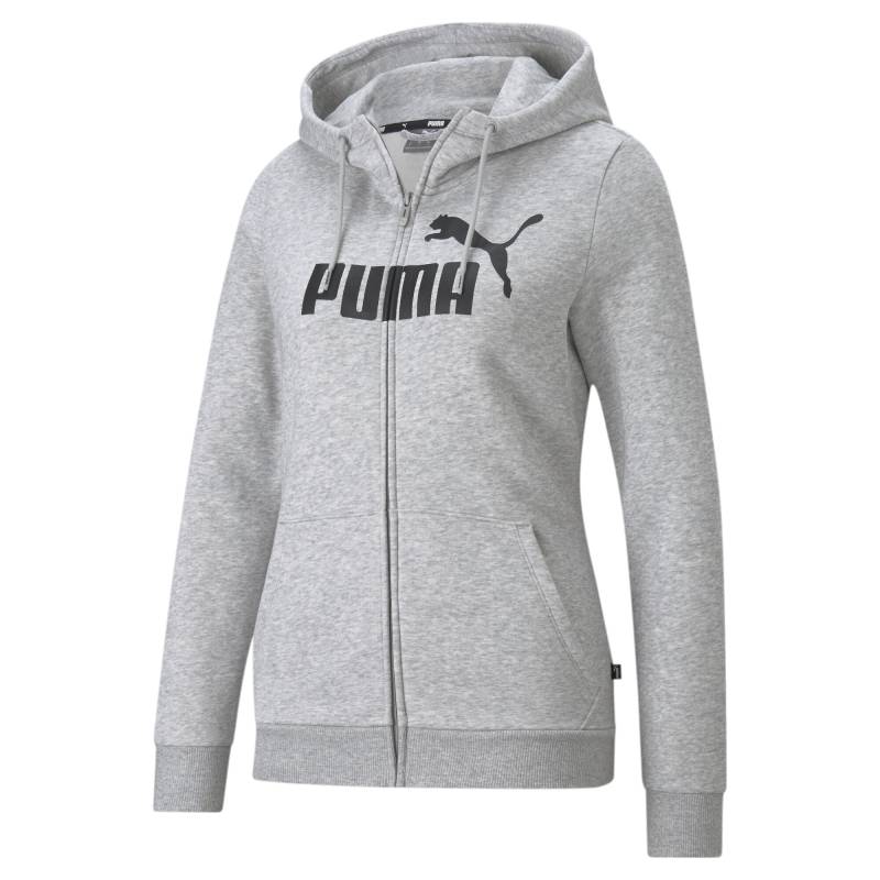PUMA Kapuzensweatjacke »ESS LOGO FULL-ZIP HOODIE FL« von Puma