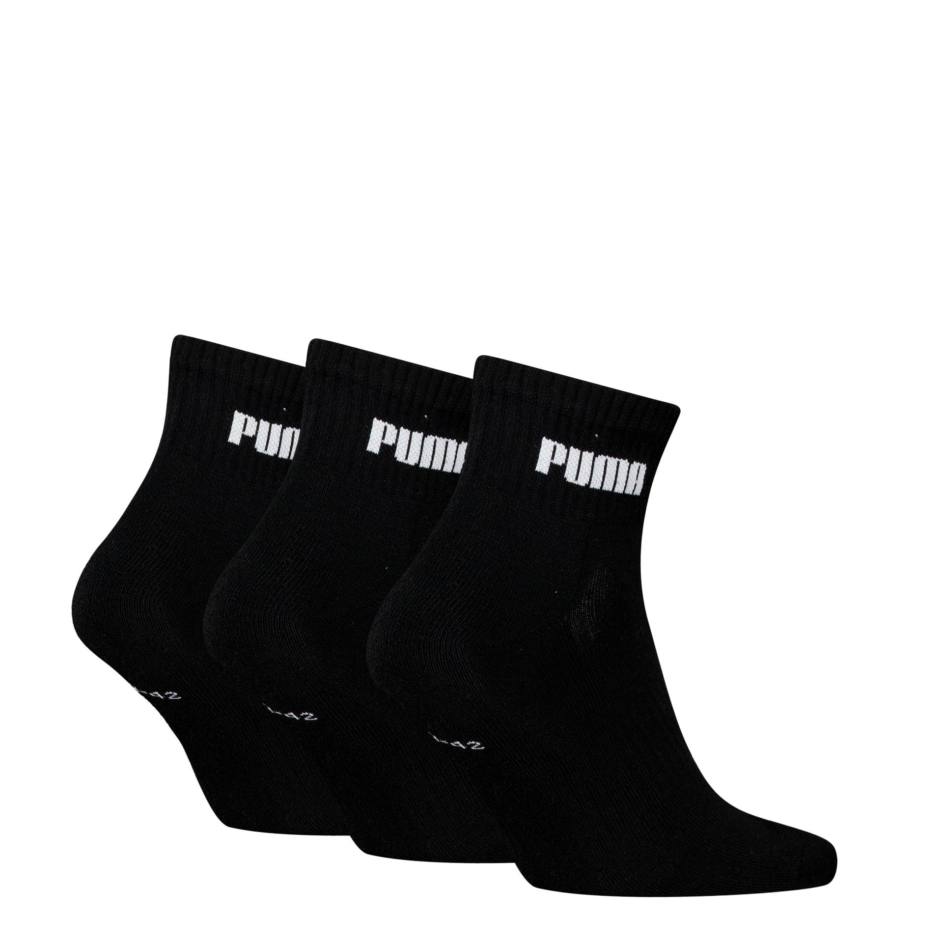 PUMA Kurzsocken »PUMA UNISEX CUSHIONED NEXT QUARTER 3P«, (3 Paar, 3 Paar), mit gepolsterter Sohle von Puma