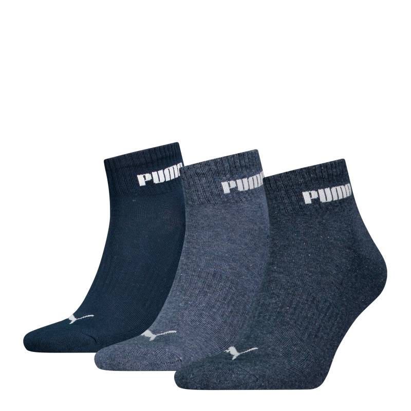 PUMA Kurzsocken »PUMA UNISEX CUSHIONED NEXT QUARTER 3P«, (3 Paar, 3 Paar), mit gepolsterter Sohle von Puma