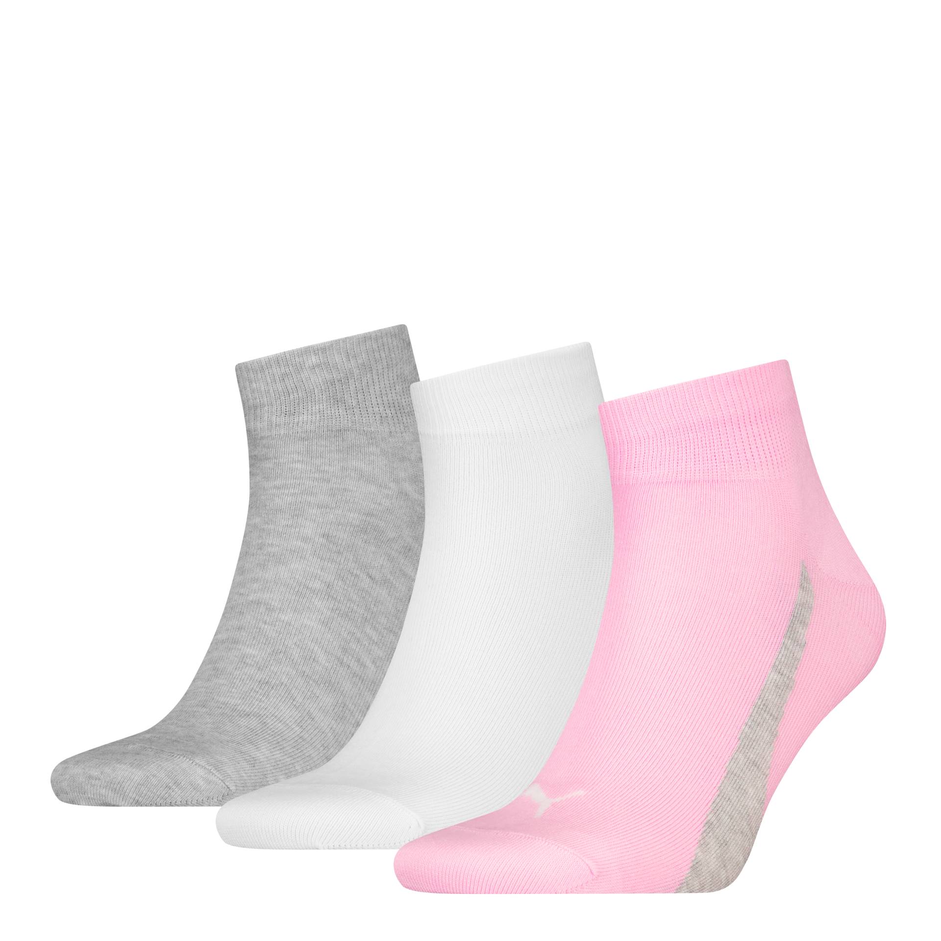 PUMA Kurzsocken »PUMA UNISEX LIFESTYLE QUARTER 3P«, (3 Paar, 3 Paar), mit kurzem geripptem Schaft von Puma