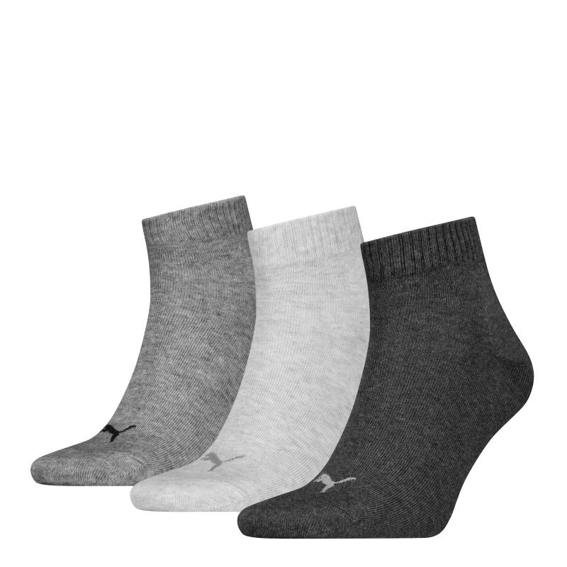 PUMA Kurzsocken »PUMA UNISEX QUARTER PLAIN 3P«, (3 Paar, 3 Paar), mit kleinem Logo von Puma
