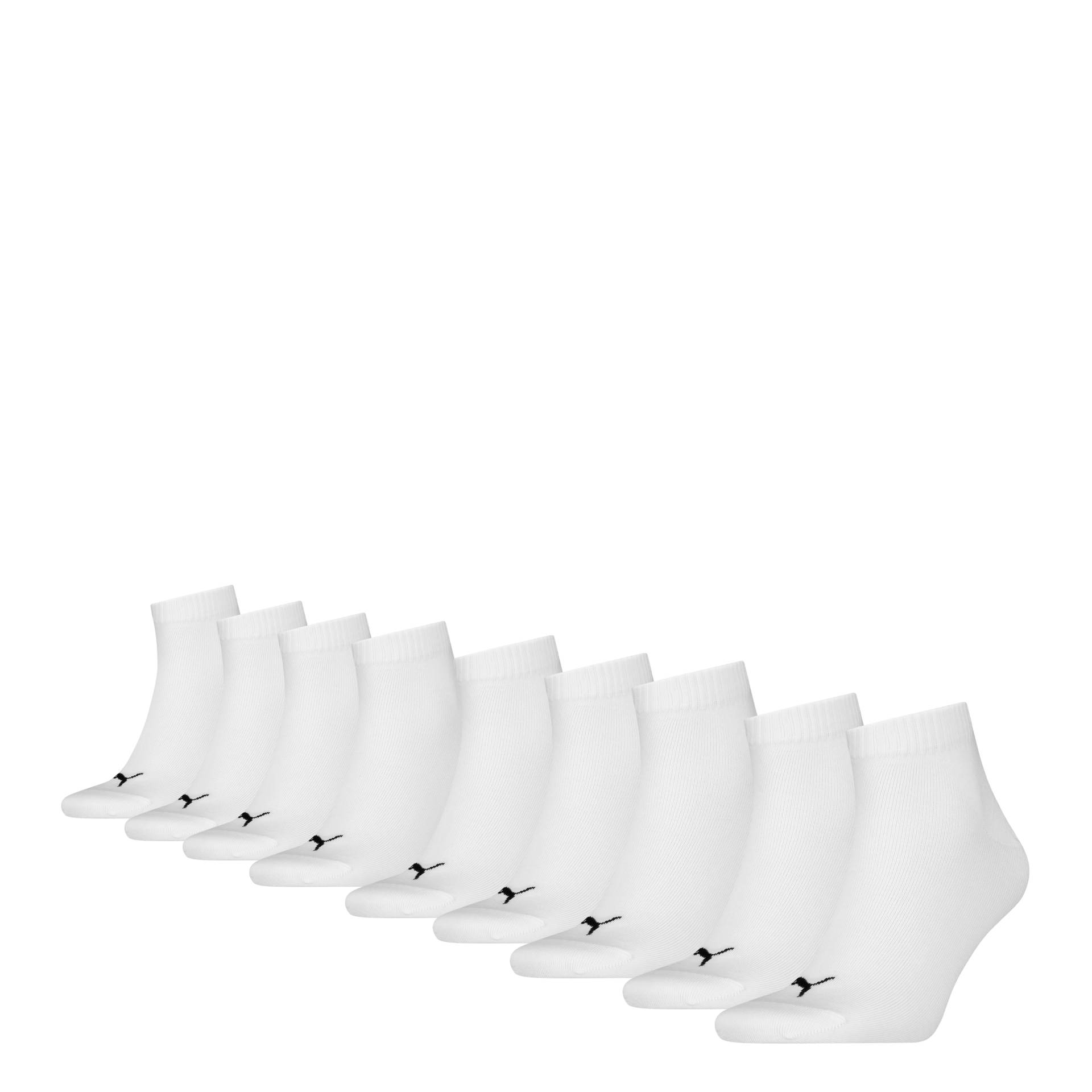 PUMA Kurzsocken »PUMA UNISEX QUARTER PLAIN 9P ECOM«, (9er-Pack), mit verstärkter Zehenpartie von Puma