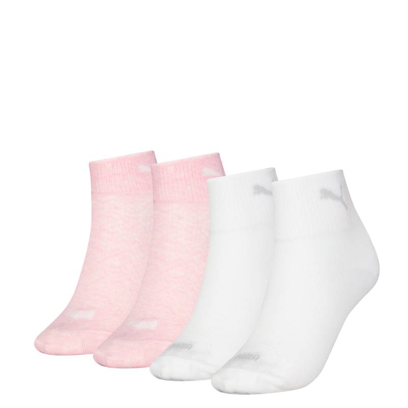 PUMA Kurzsocken »PUMA WOMEN QUARTER 4P ECOM«, (4 Paar), mit atmungsaktivem Materialmix von Puma