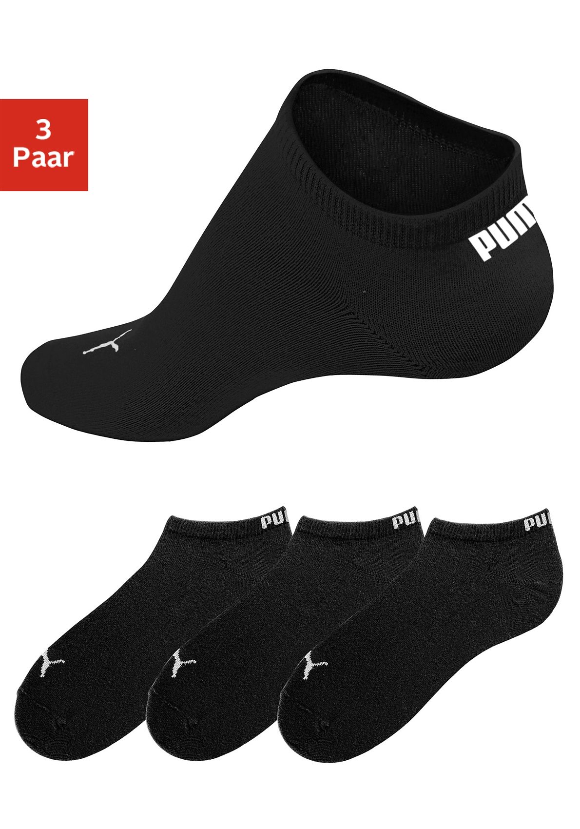 PUMA Sneakersocken, (3 Paar) von Puma