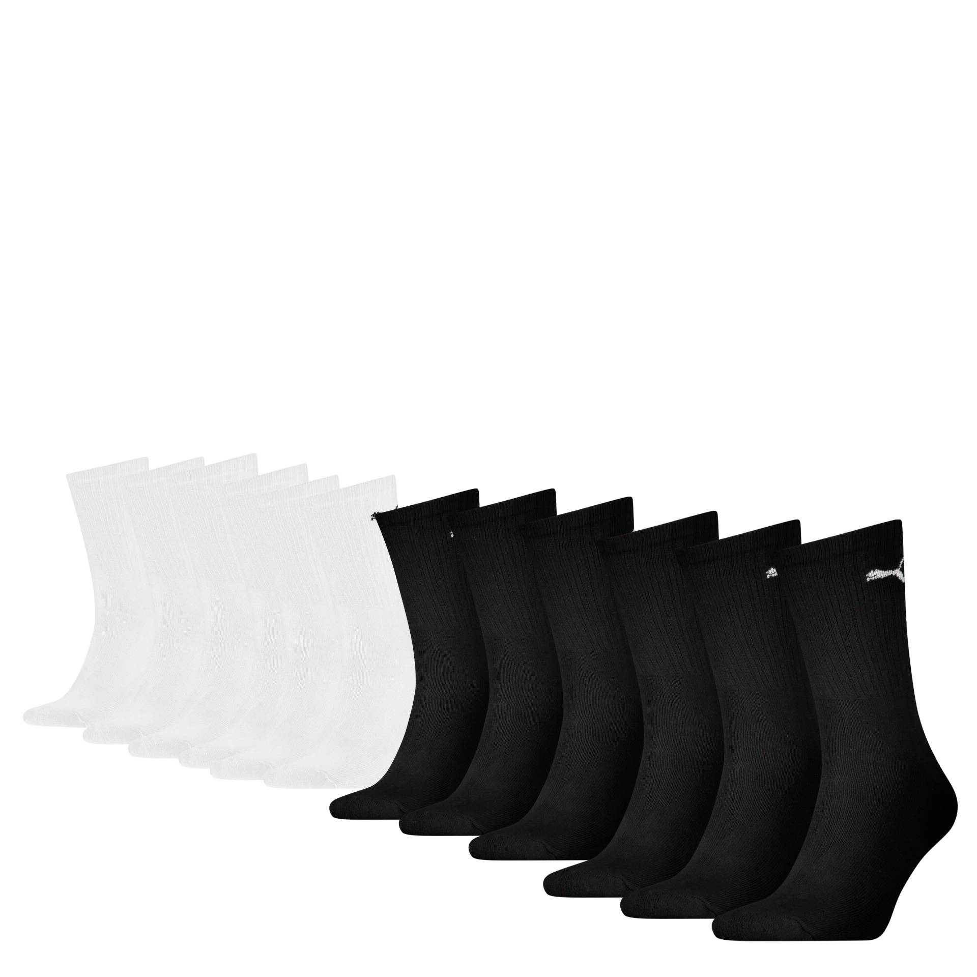 PUMA Socken »PUMA CREW SOCK 12P ECOM«, (12 Paar), Gepolsterte Sohle für Stossdämpfung und zusätzlichen Komfort von Puma