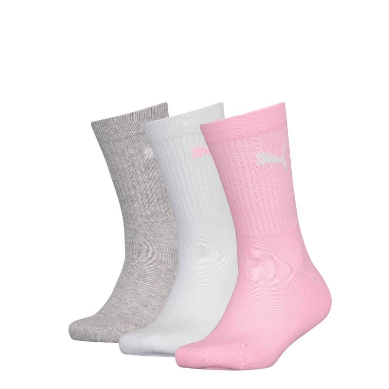 PUMA Socken »PUMA KIDS CREW SOCK 3P«, (3 Paar, 3 Paar), Junior mit klassischer Rippe von Puma