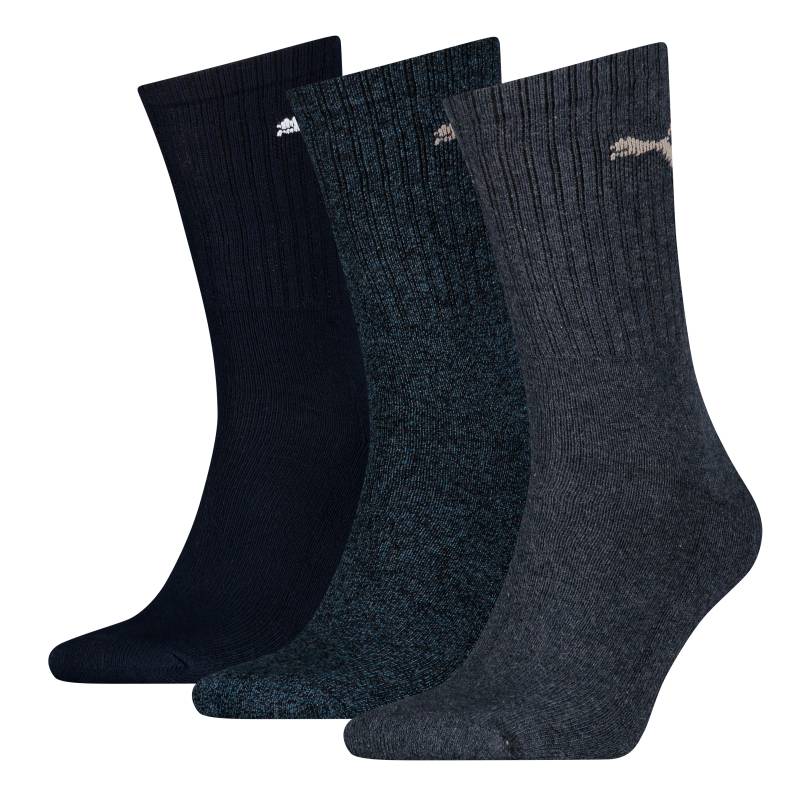 PUMA Socken »PUMA UNISEX CREW SOCK 3P«, (3 Paar), mit farblichem Logo von Puma