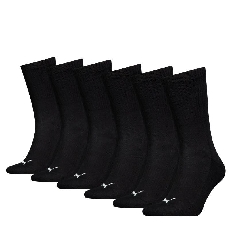 PUMA Socken »PUMA UNISEX CUSHIONED NEXT CREW 6P ECOM«, (6 Paar), mit Logoschriftzug an der Rückseite von Puma