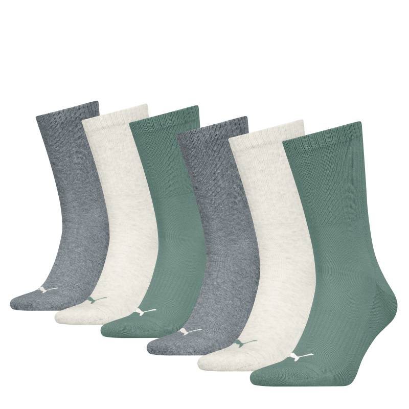 PUMA Socken »PUMA UNISEX CUSHIONED NEXT CREW 6P ECOM«, (6 Paar), mit Logoschriftzug an der Rückseite von Puma