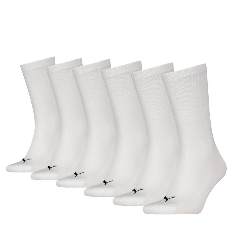 PUMA Socken »PUMA UNISEX CUSHIONED NEXT CREW 6P ECOM«, (6 Paar), mit Logoschriftzug an der Rückseite von Puma