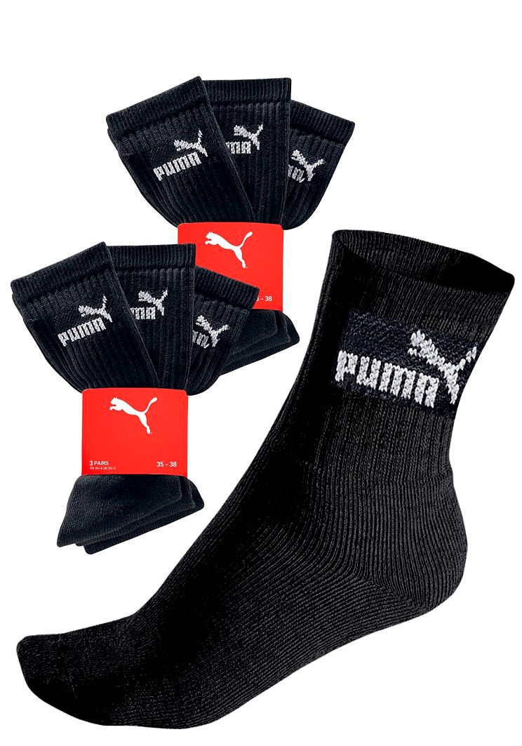PUMA Sportsocken, (6 Paar), mit klassischer Rippe von Puma