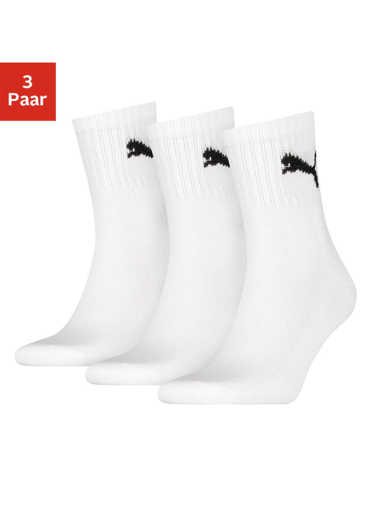 PUMA Sportsocken »short crew«, (3 Paar) von Puma