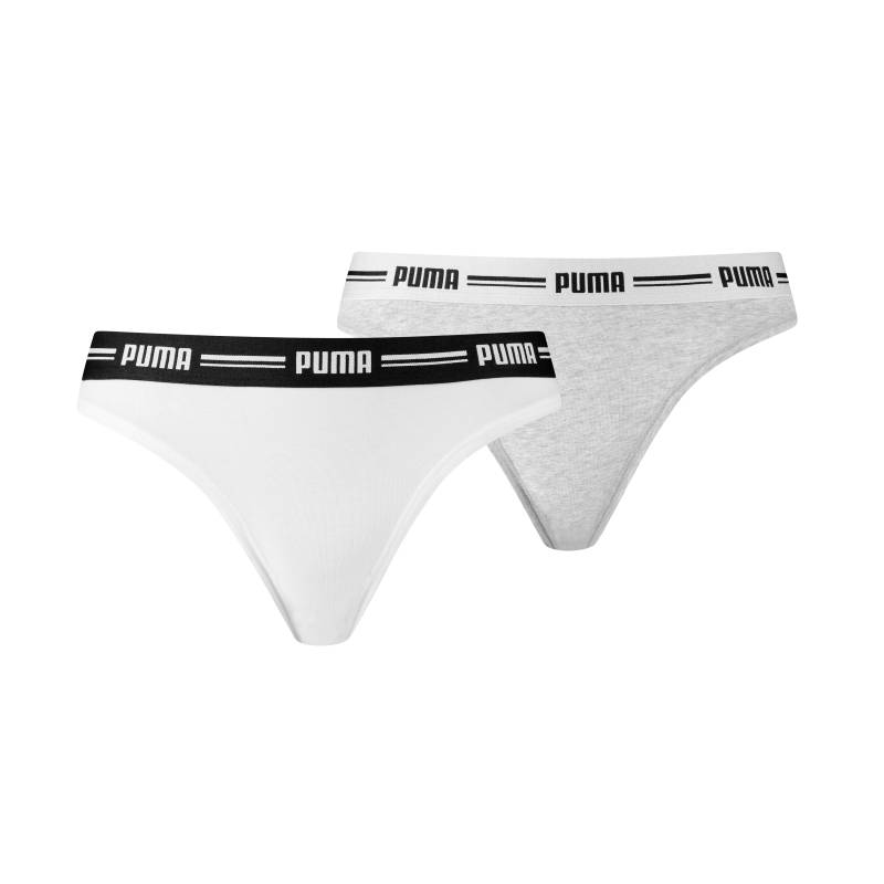 PUMA String »PUMA WOMEN STRING 2P HANG«, (2er Pack), Mit elastischem Logobund von Puma