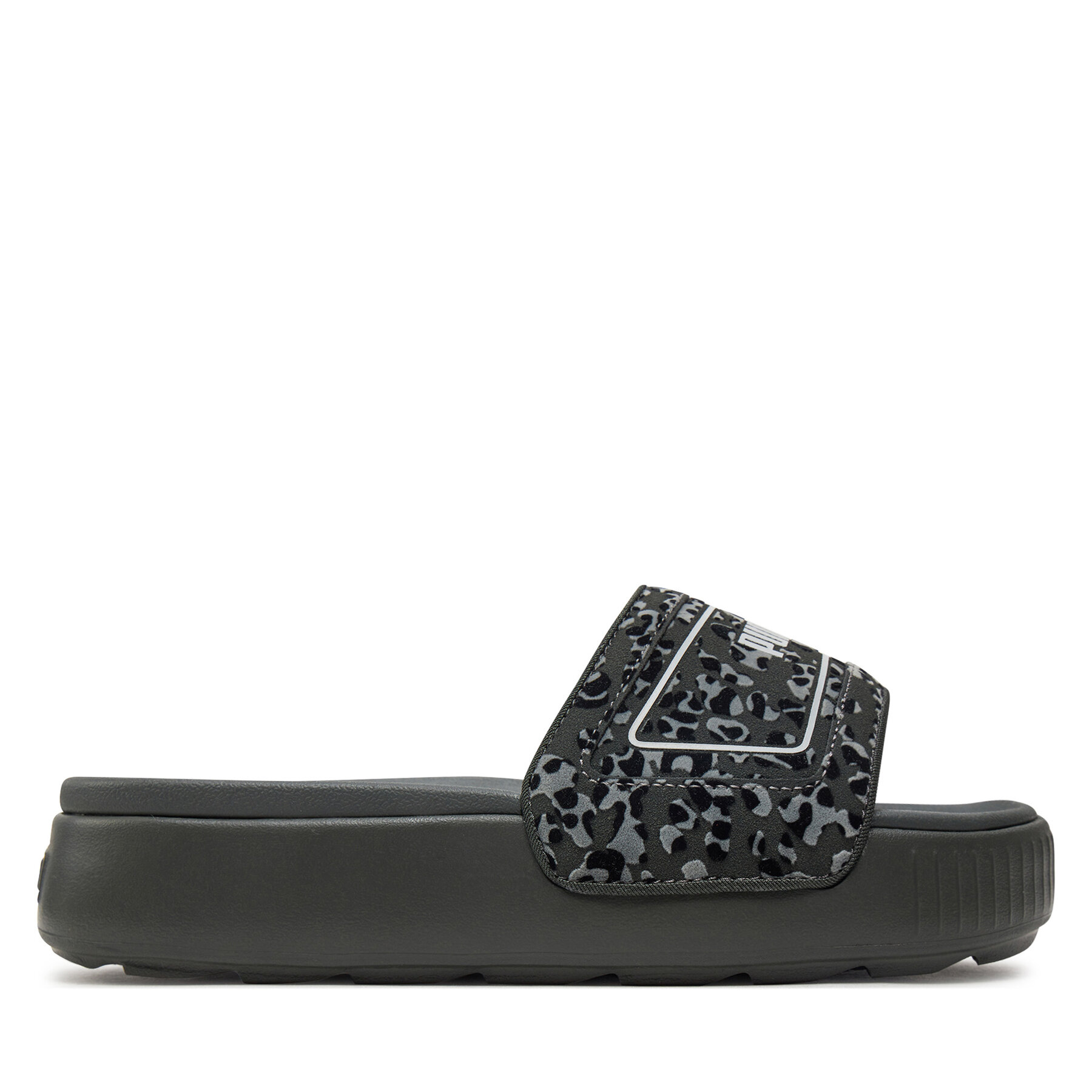 Pantoletten Puma Karmen Slide 395401 02 Mineral Gray-Stormy Slate-PUMA Black von Puma