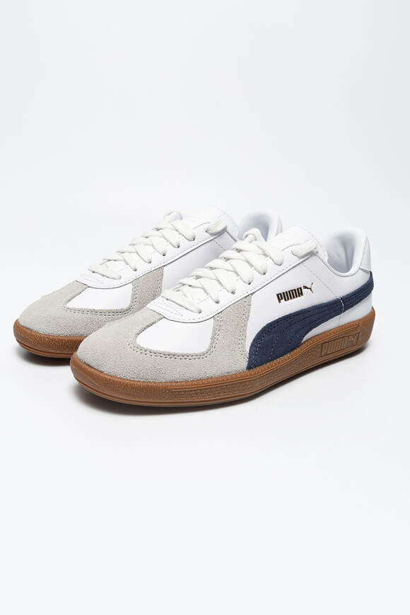 Puma Army Trainer Sneaker | White + Club Navy | unisex  | EU38.5 von Puma