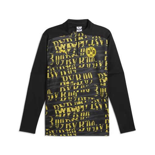 Puma BVB Prematch 1/4 Zip Top - puma black (Grösse: M) von Puma