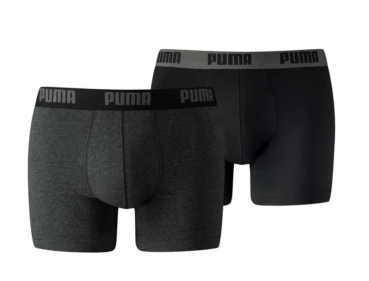 Puma Boxer Shorts 2er Pack Unterhose dunkelgrau von Puma